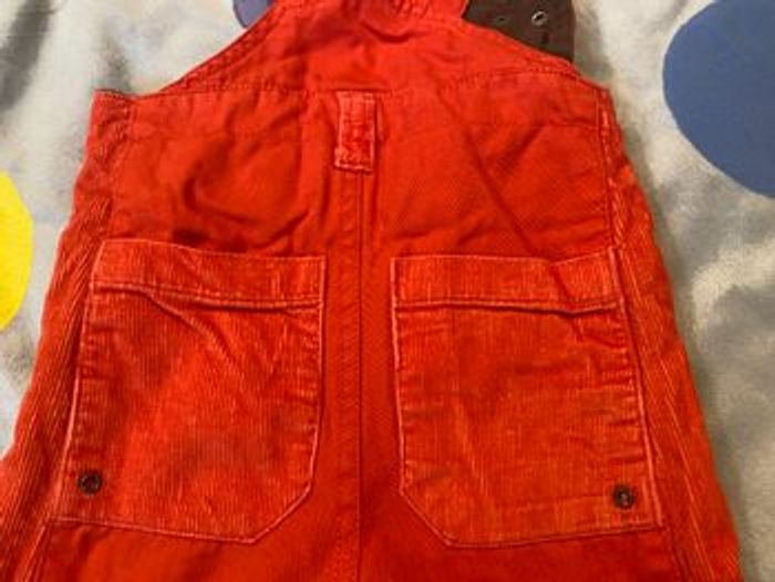 Jolie salopette rouge doublé hiver 6 mois 67cm - photo numéro 9
