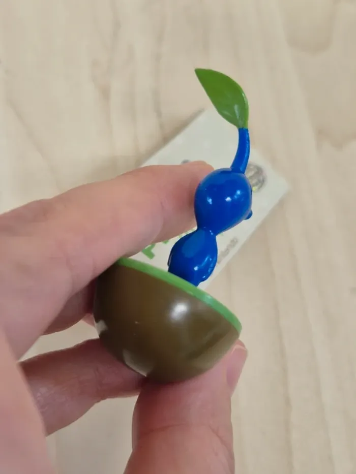 Mini figurine Pikmin Taito Culbuto : bleu - photo numéro 3
