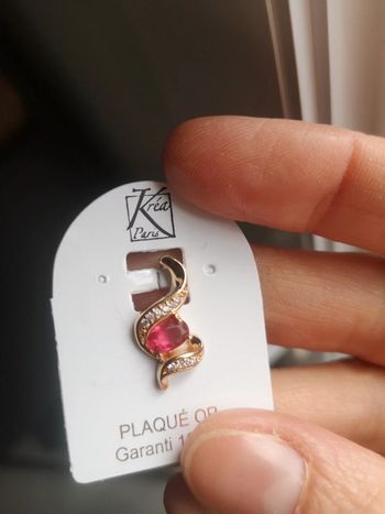 Pendentif plaqué or