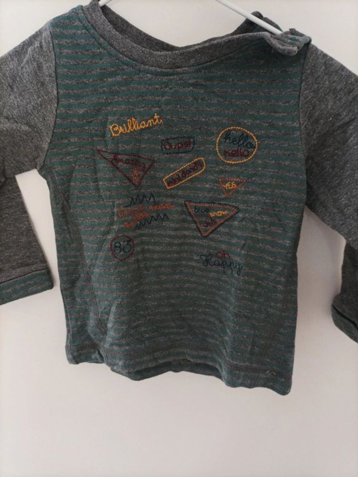 T-shirt manches longues 18 mois Tape à l'oeil
