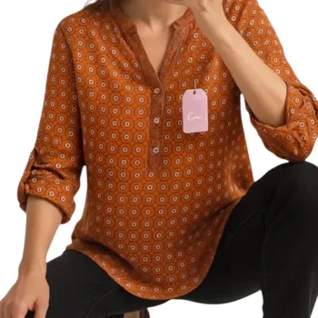 Chemise fluide neuve bordure sequins t 38