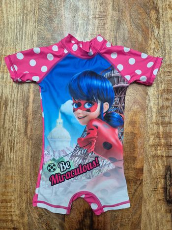Combinaison maillot miraculous 4 ans