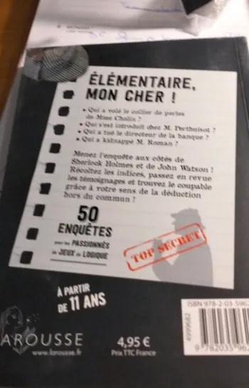Élémentaire mon cher