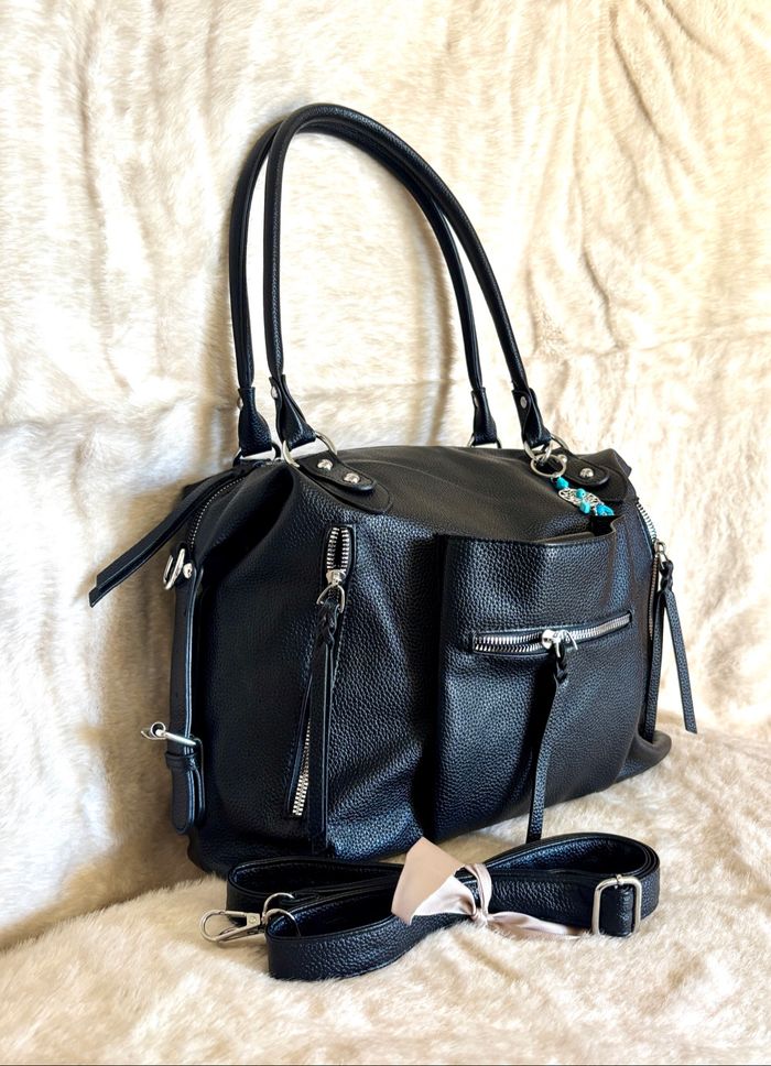 Sac à main tendance vintage coup de cœur intemporel esprit rock - photo numéro 2