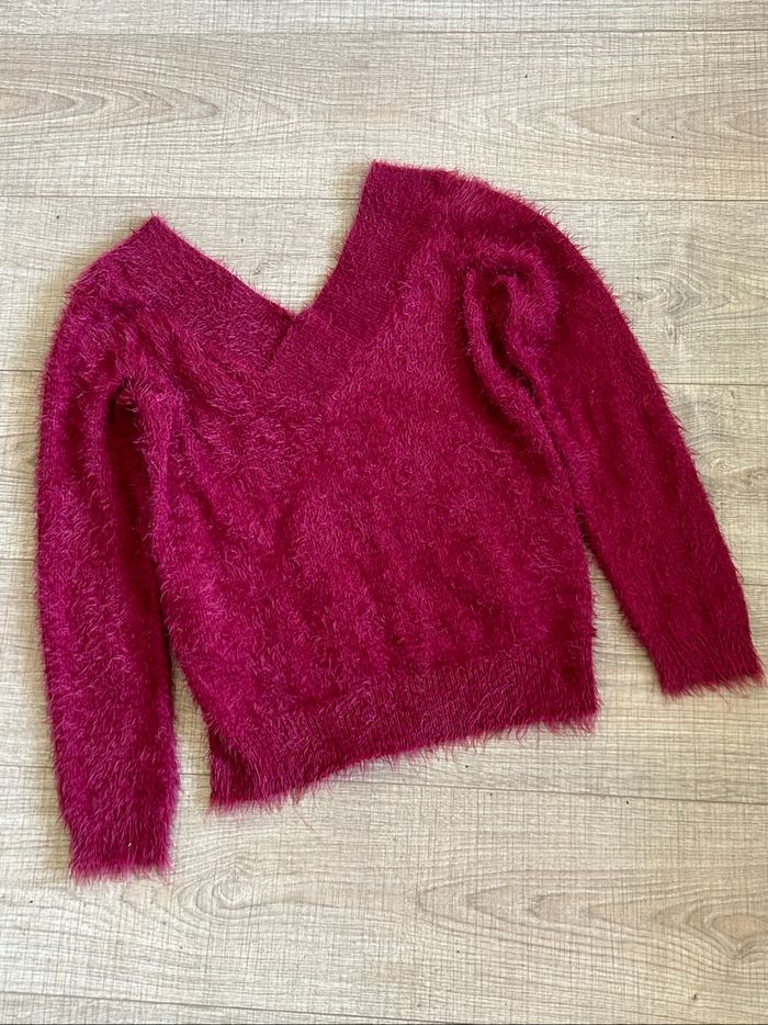 Pull rouge tout doux Morgan taille S jamais porté - photo numéro 8