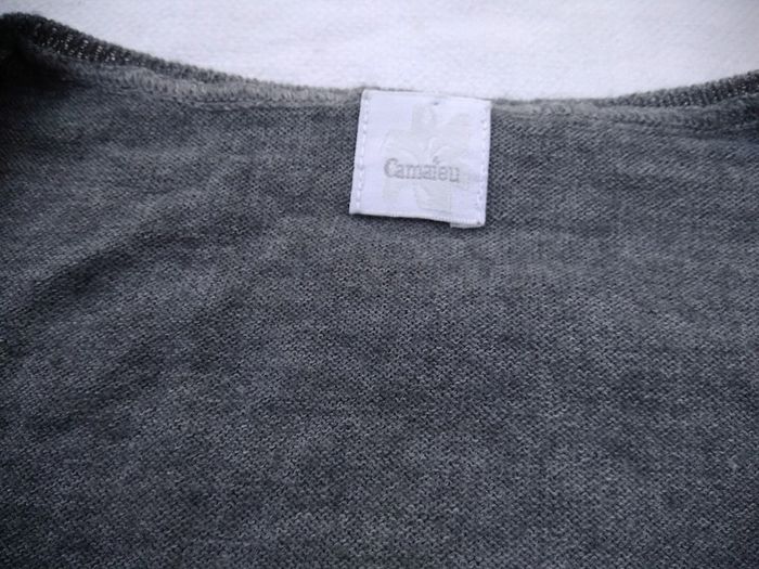Pull sans manche gris - photo numéro 5