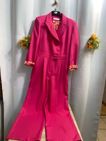 Combinaison Fushia intérieur fleuri Joey&Joey taille 2 = 40 - n55q