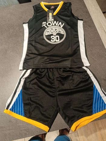 Tenue NBA golden state warriors Stephen Curry noir t24