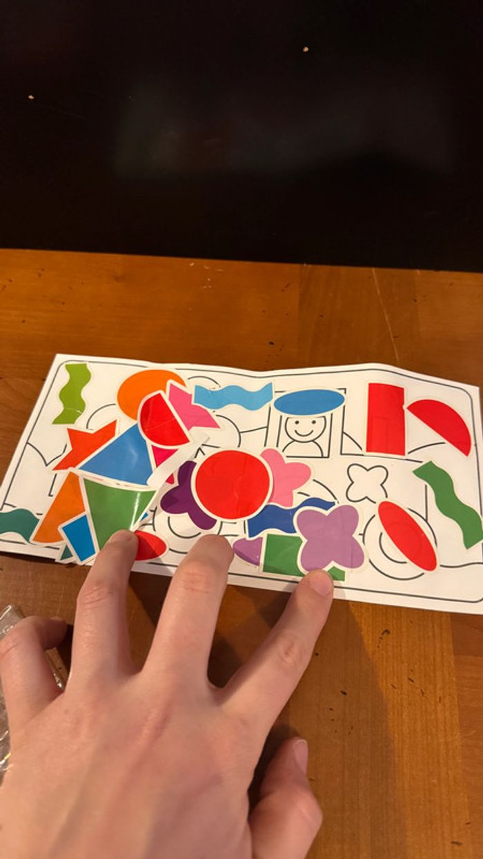 Ensemble gommettes les formes (utilisé en parti) - photo numéro 6