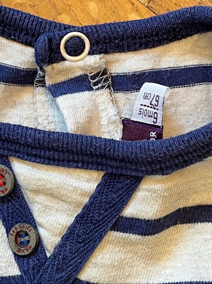 Teeshirt manches longues Sergent Major 6 mois - photo numéro 2