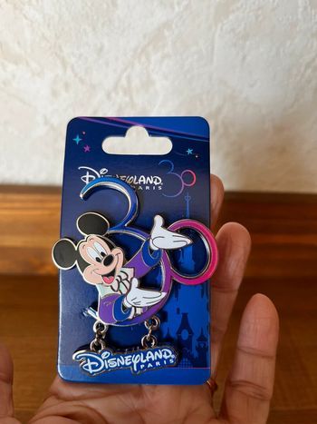Pin’s Mickey du 30ème anniversaire Disneyland Paris