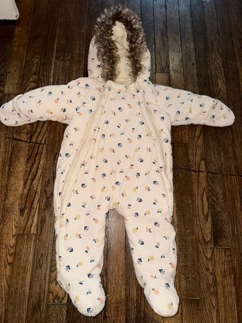 Combinaison pilote velour Bout’chou  12 mois