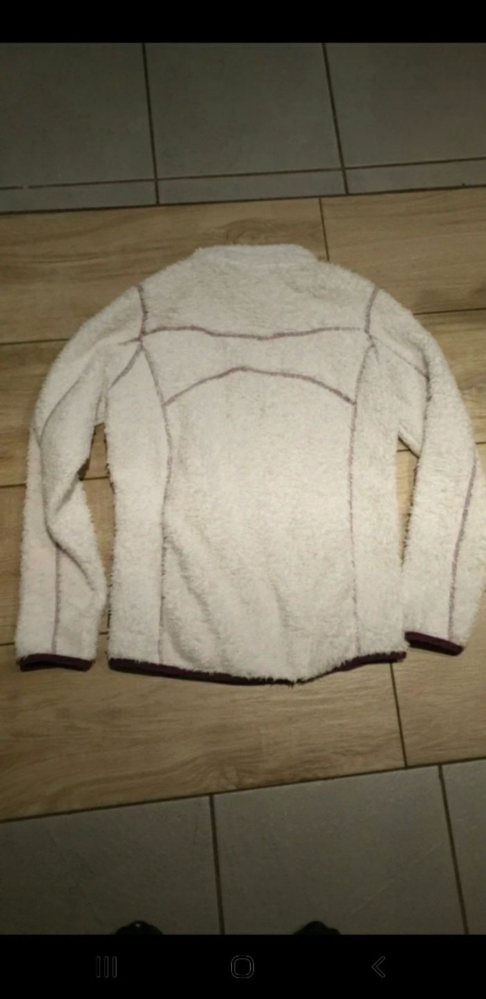 Veste polaire moumoute blanche fille étirel 14 ans - photo numéro 5