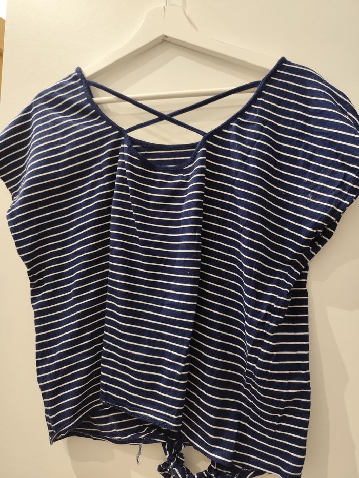 Duo tee shirt croisé dans le dos - photo numéro 3