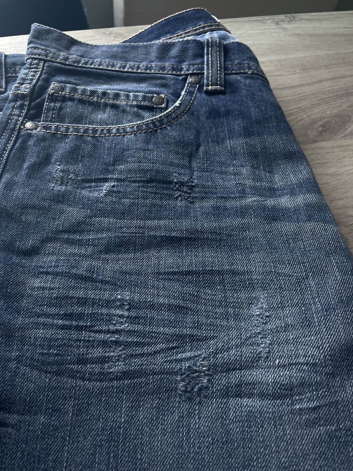 Jean Tex Regular neuf style usé – Taille XL (46 FR) - photo numéro 4