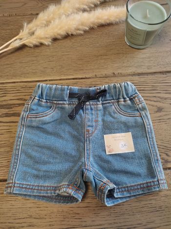 Short en jeans