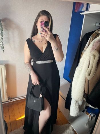 Robe longue fendu pour occasion