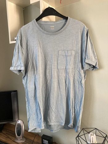 T-shirt uni Kiabi (bleu clair), XL