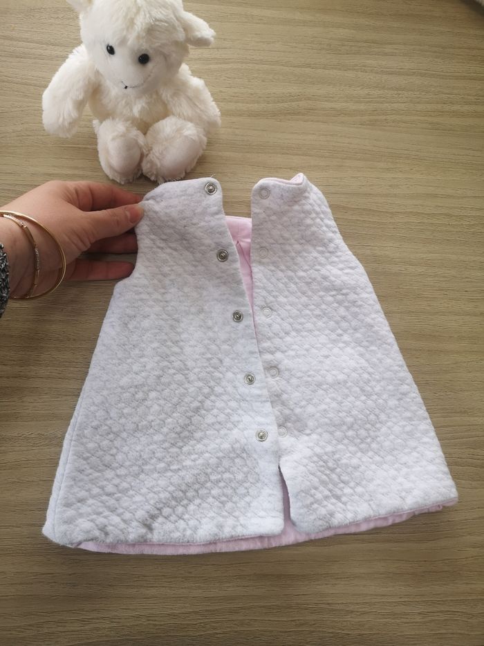 Robe molletonnée grise claire - photo numéro 3