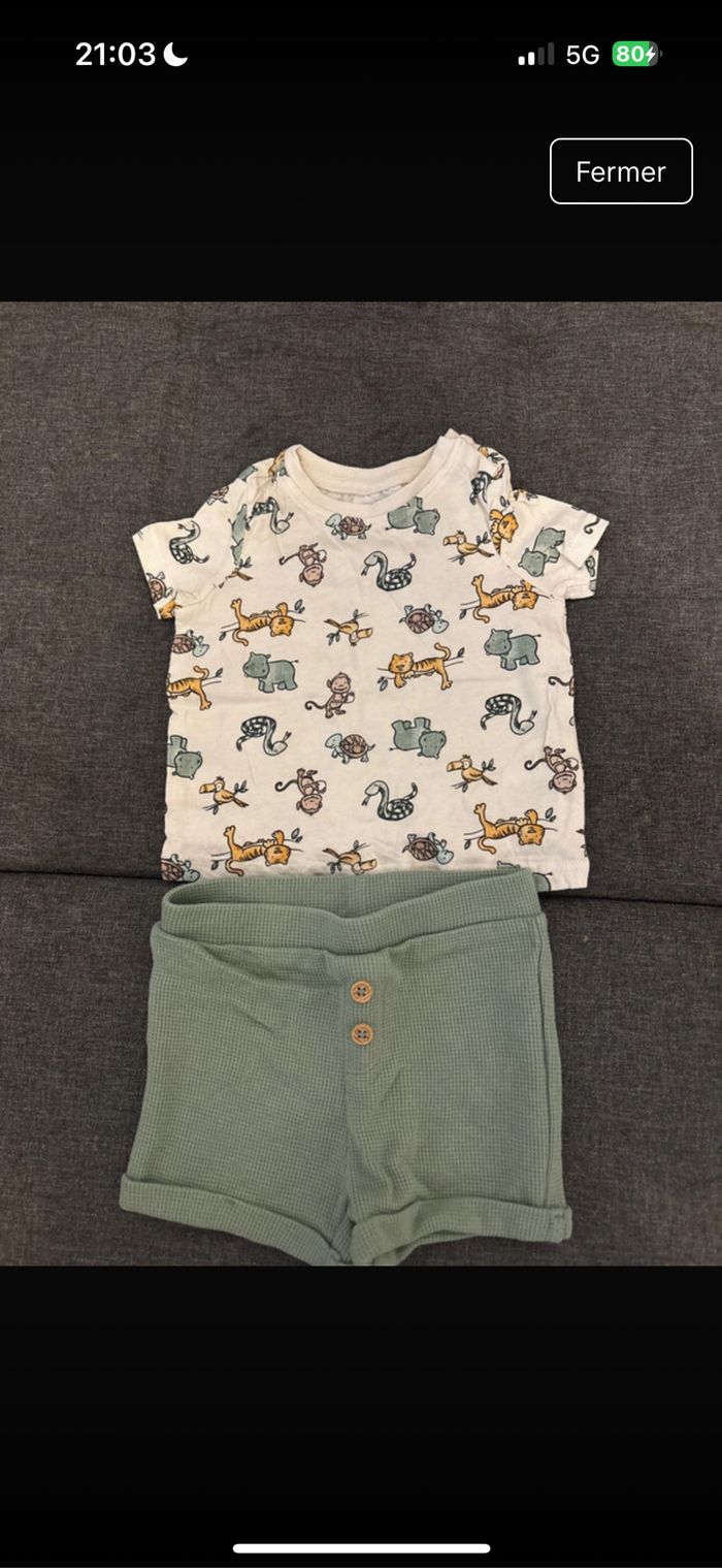 Ensemble été bébé garçon