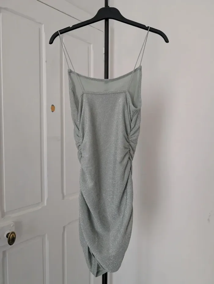 Robe vert sauge scintillante T.M (petit) - photo numéro 7