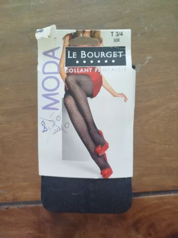 Collants femme T3/4 noir