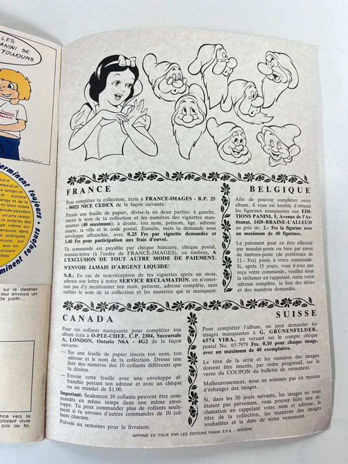 Album Panini Disney vintage : Blanche Neige et les 7 Nains 1983 - photo numéro 12