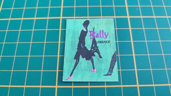 Affiche Bally France pièce détachée jeu de société Défense d'afficher Gay-Play #C02