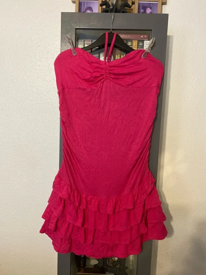 superbe robe dos nu rose KIABI taille xxl