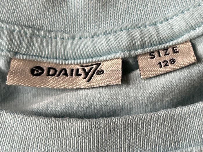 T-shirt bleu ciel 8 ans garçon Daily 7 - photo numéro 5