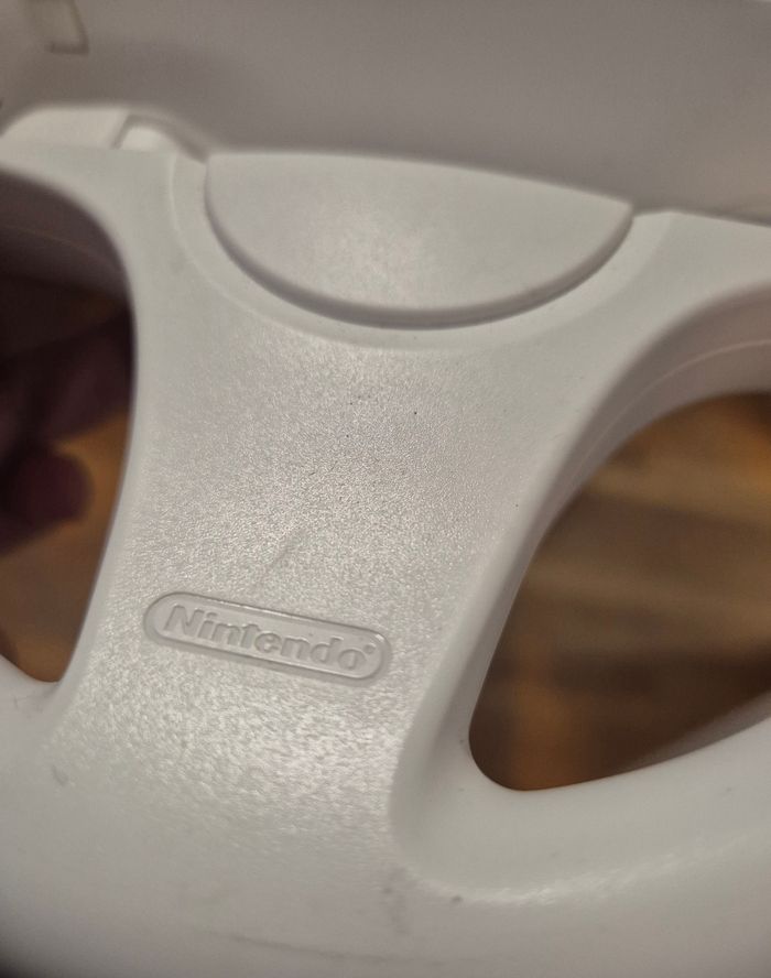 Nintendo wii wheel volant officiel blanc accessoire wii - photo numéro 3