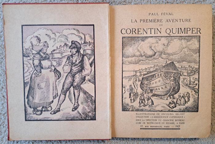 📚 Livre ancien : Corentin Quimper, romans enfantins, de Paul Féval de 1927 - photo numéro 2