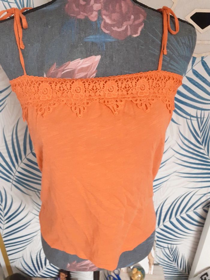 Top bustier corail S - photo numéro 2