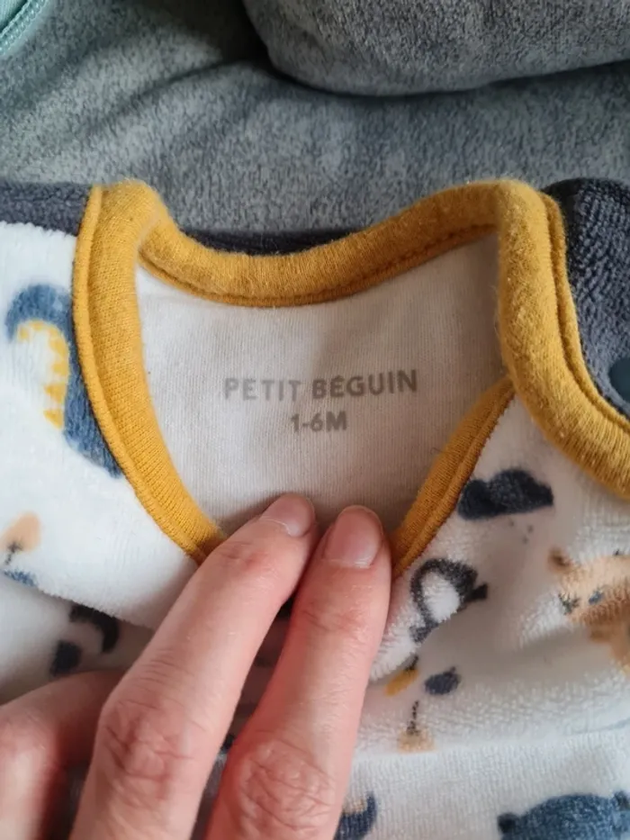 Gigoteuse velour naissance à 6mois - photo numéro 3