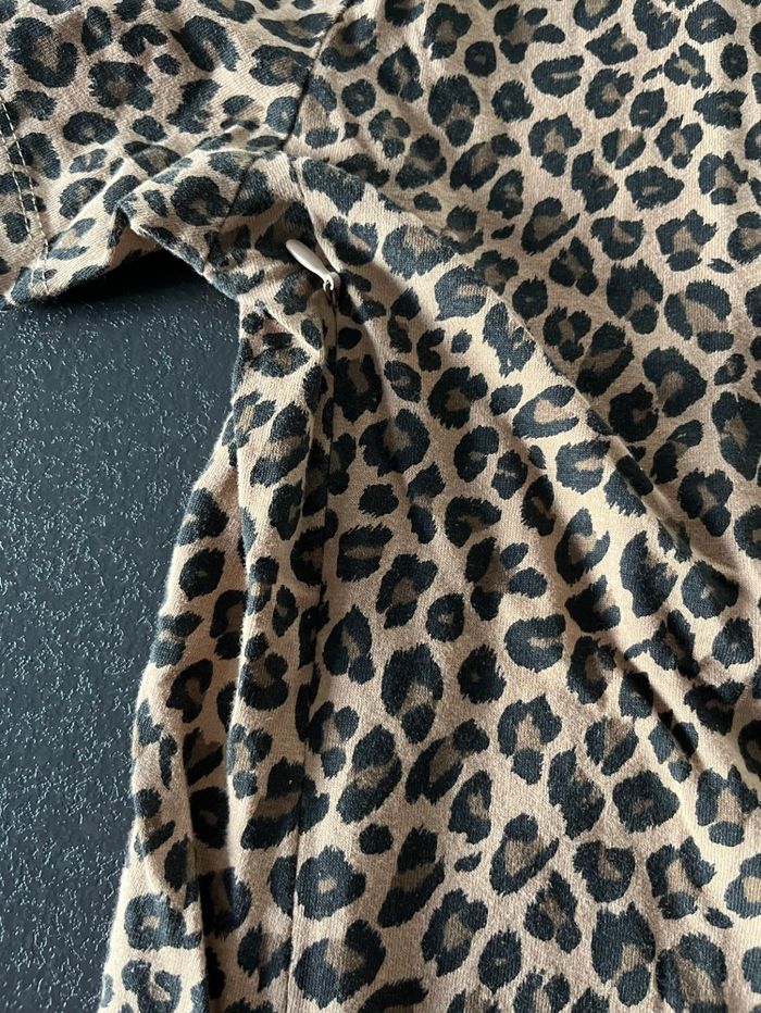 Tee shirt grossesse et allaitement léopard - photo numéro 4