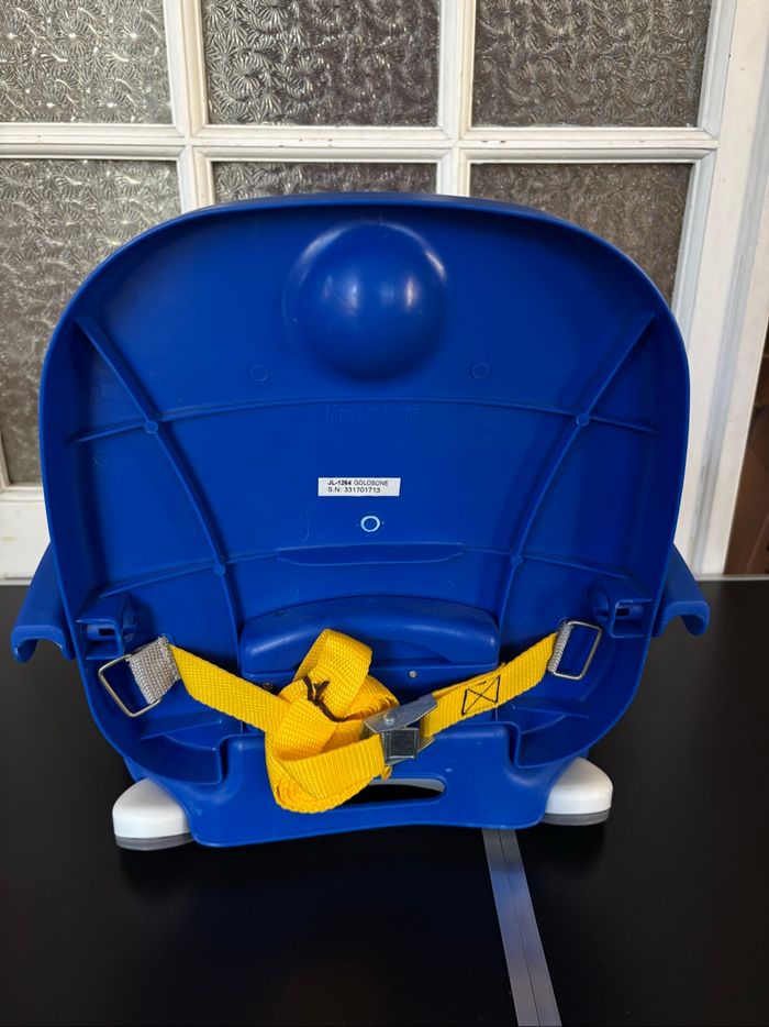 Rehausseur de chaise JOYCARE bleu avec plateau et harnais - photo numéro 4