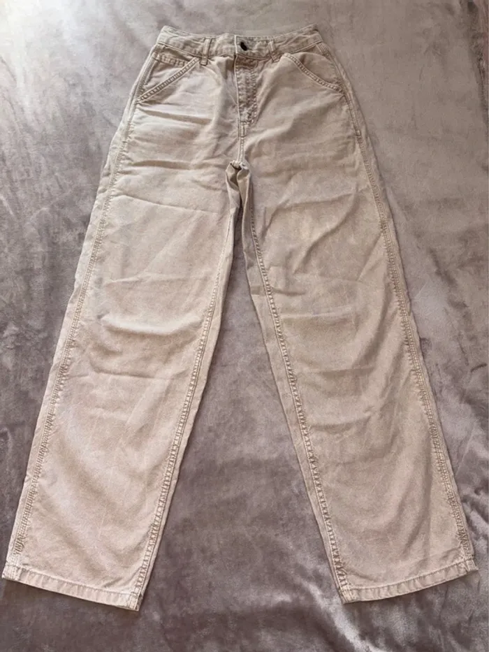 Pantalon jean beige femme ASOS taille 36 en très bon état. - photo numéro 6