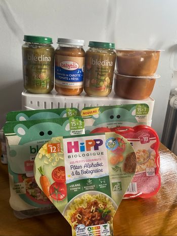 Lot repas bébé