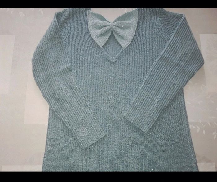 🟣 42 / 44 Pull Brillant 2 en 1 NEUF 🟣