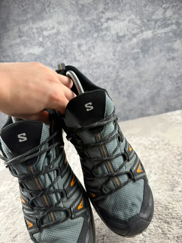 Salomon X Ultra Pioneer Gore-Tex - Black & Blue & Orange - photo numéro 12