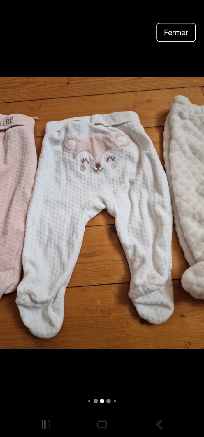 Lot pantalons et pull fille 3 mois - photo numéro 5