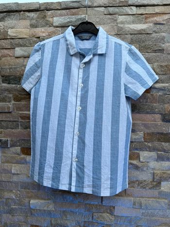 Chemise rayé bleu