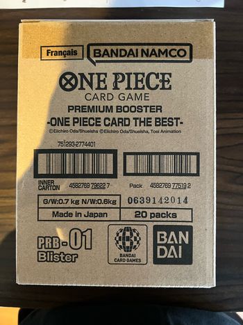 Display One Piece The Best scellé PRB01
