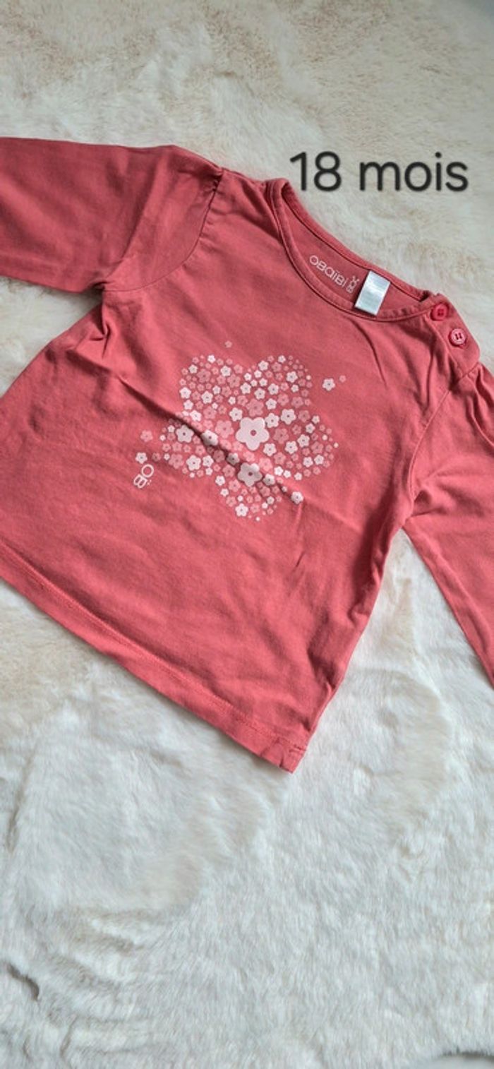 T-shirt manches longues Obaibi T18mois