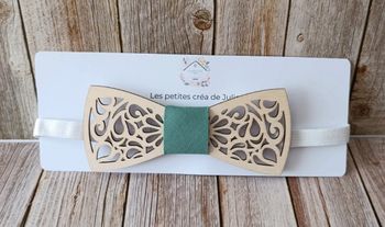 Noeud papillon clair adulte vert