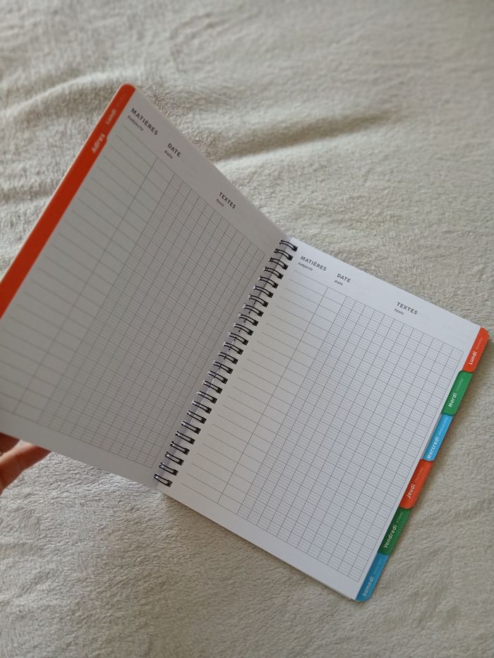 Cahier de texte Stitch 18x22 cm violet - photo numéro 3