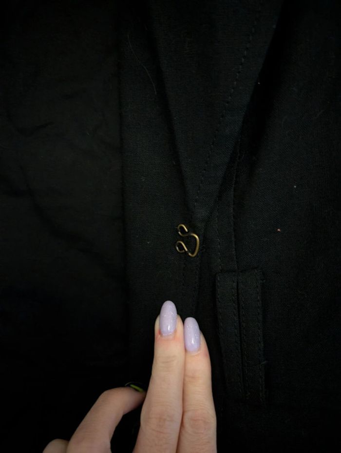Veste mi-saison en lin et coton - photo numéro 4