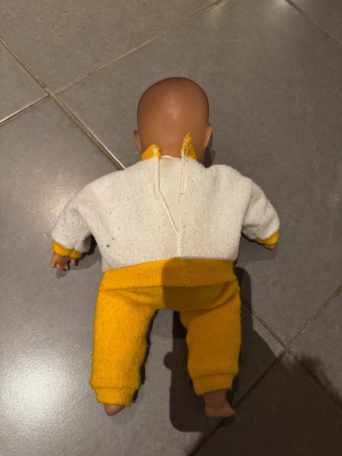 Bébé - Auchan - Dimensions: 35 cm * 22 cm - Blanc, jaune moutarde - photo numéro 2