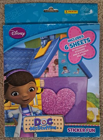 🃏 Lot d'autocollants Disney Docteur la Peluche - Panini - neuf