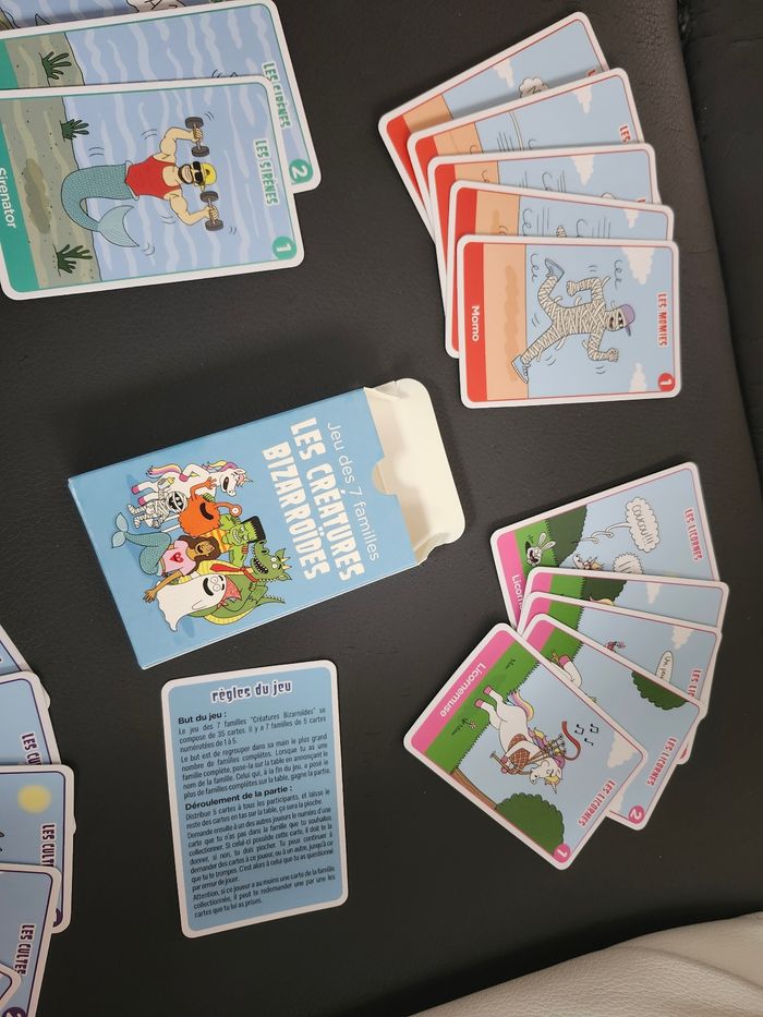 Jeu 7 familles enfant créatures bizarroides mcdo - photo numéro 7